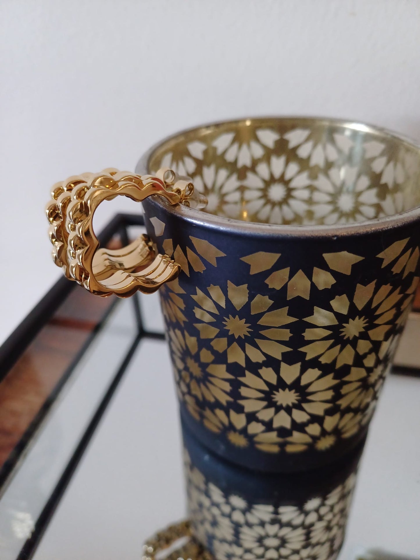 Earrings link - gold