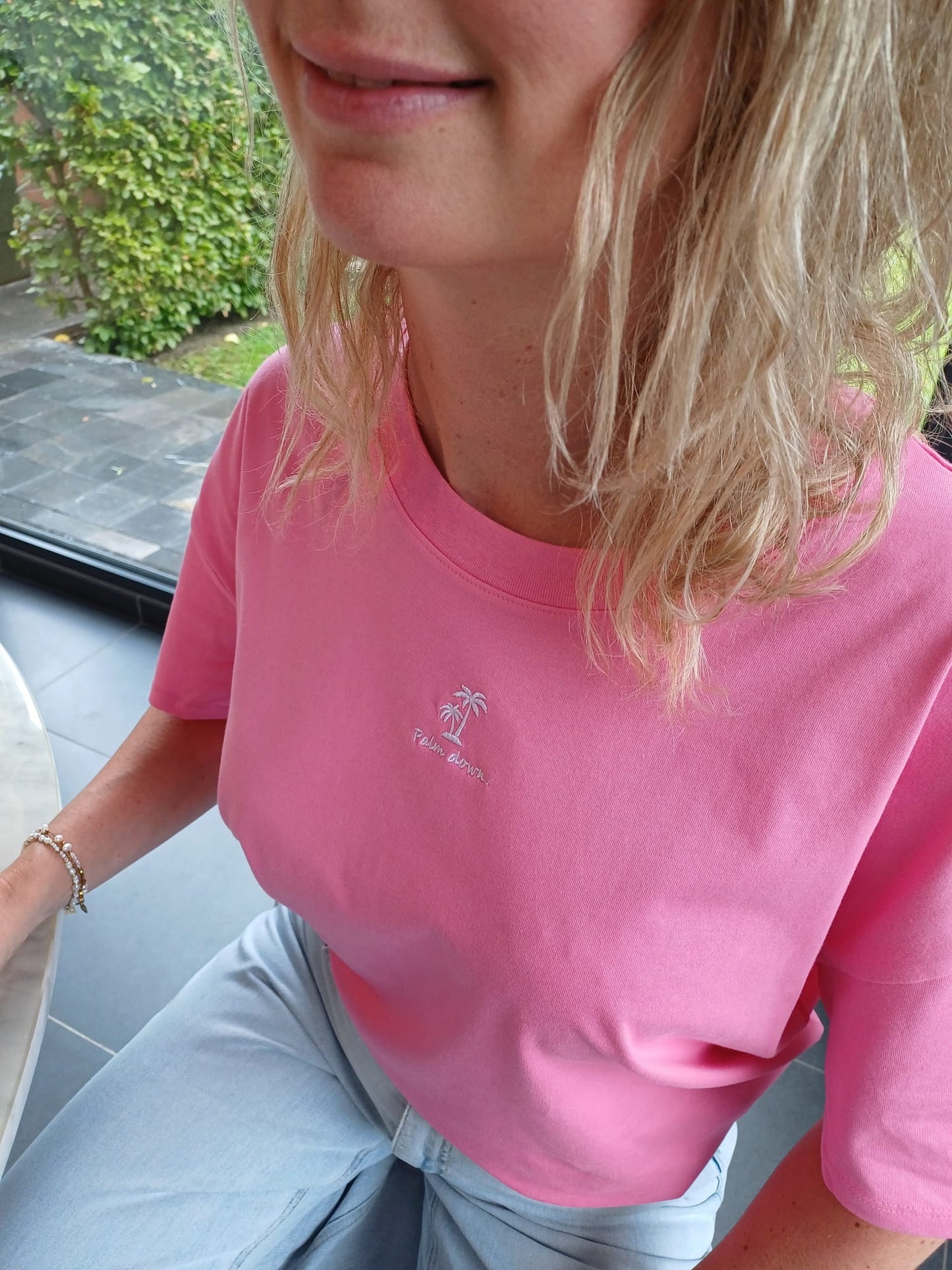 T-shirt Palm down (pink)