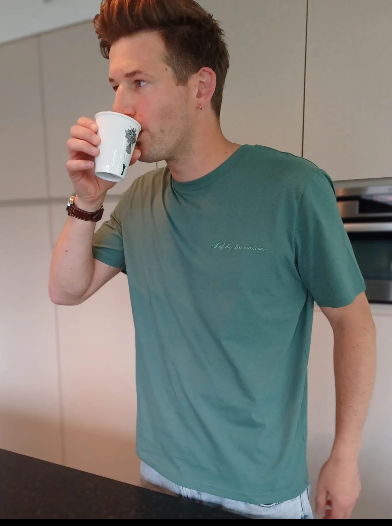 T-shirt 'Chef de la maison'