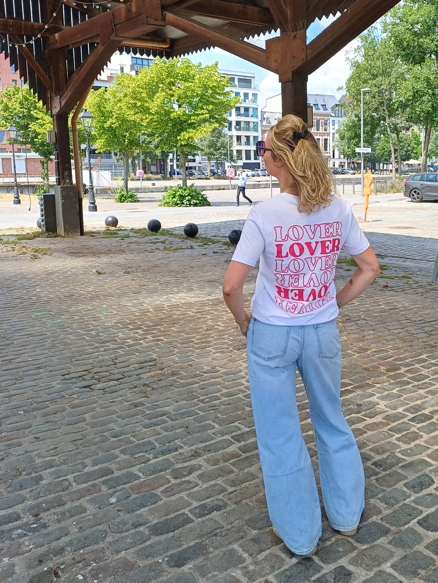 T-shirt white LOVER