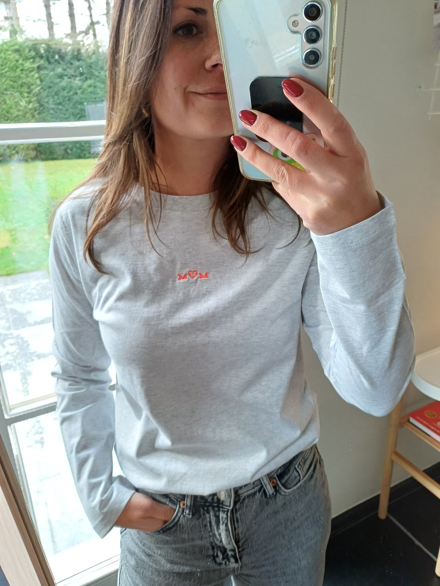 Longsleeve t-shirt MOM grey