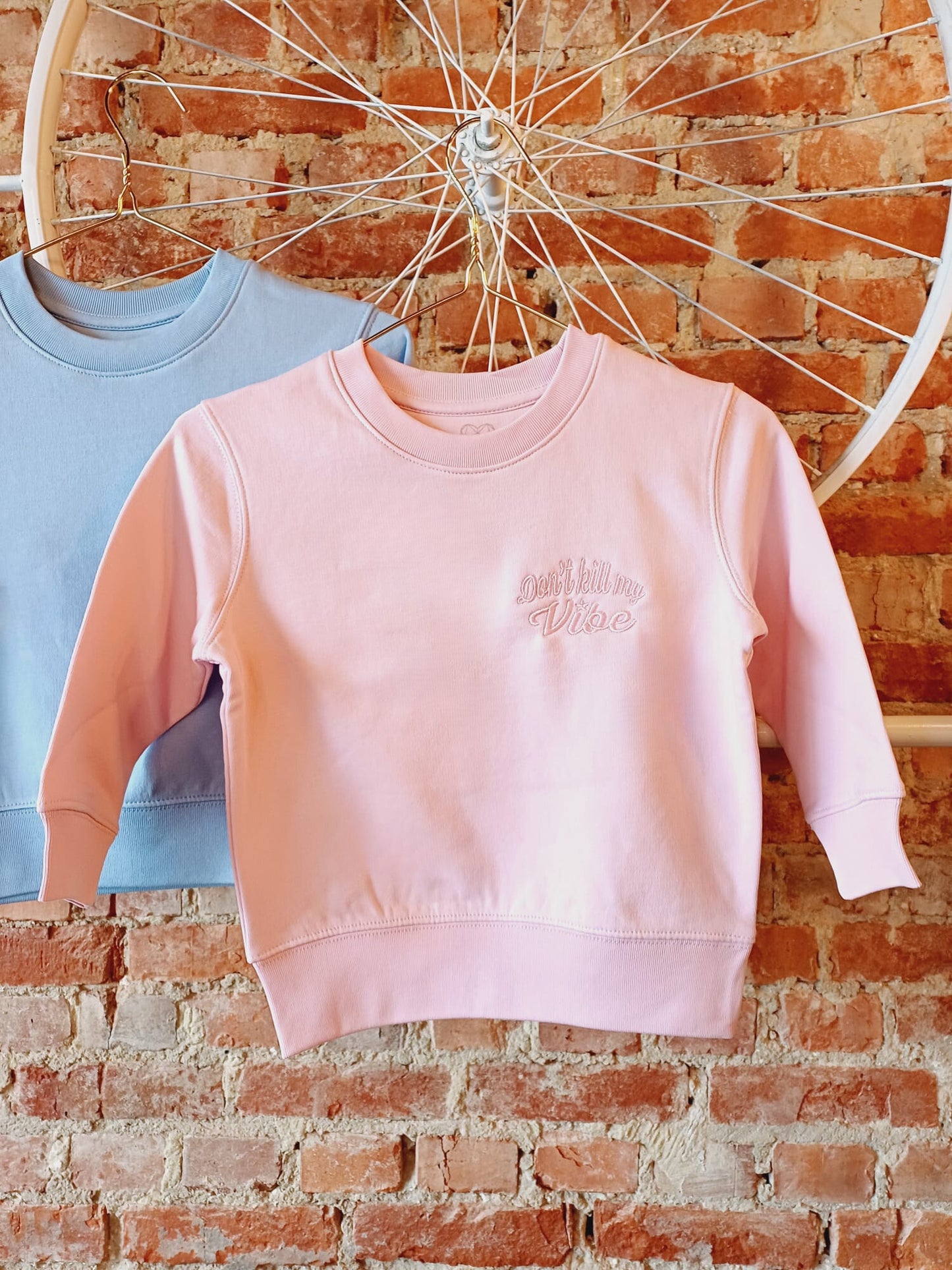 Kids Don't kill my vibe - Sweatshirt soft pink